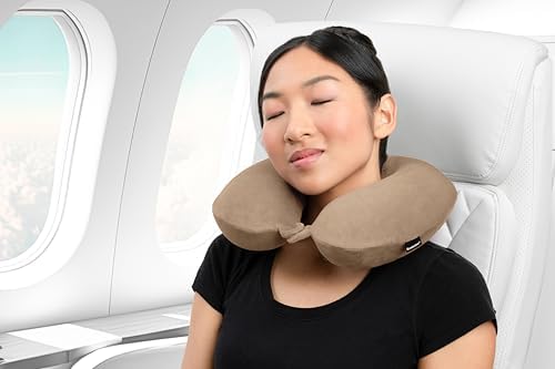 Brookstone Travel Neck Pillow - Khaki