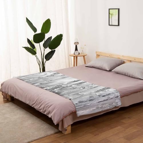 Grey Forest Throw Blanket 40x50 Inch