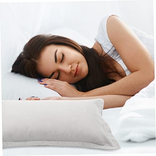 2Pcs Solid Brushed Microfiber Pillow Cases Soft Fade-Resistant Easy Care Pillow Covers