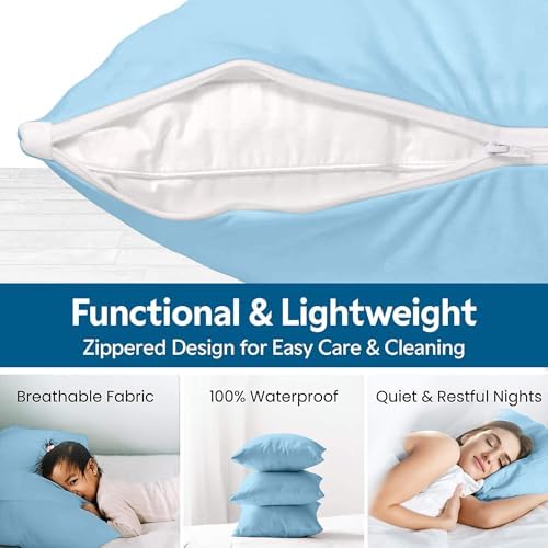 Guardmax Jersey Knitted Pillow Protectors 4-Pack - 20x26 Size