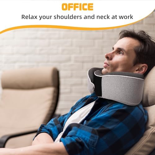 Tri-tra Travel Pillow with Eye Mask and Earplugs Grey 1