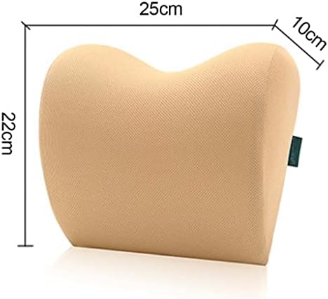 UOHLCX Blue Car Headrest Neck Pillow with Memory Foam