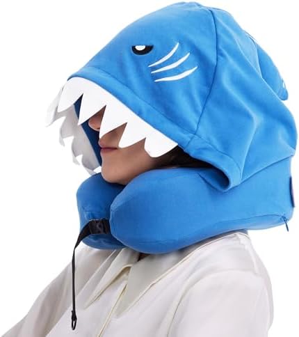 ALLINCOZY Privacy Hood Travel Pillow for Kids Adults