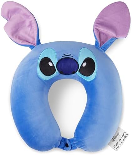 Disney Stitch Travel Pillow - Blue Design 1
