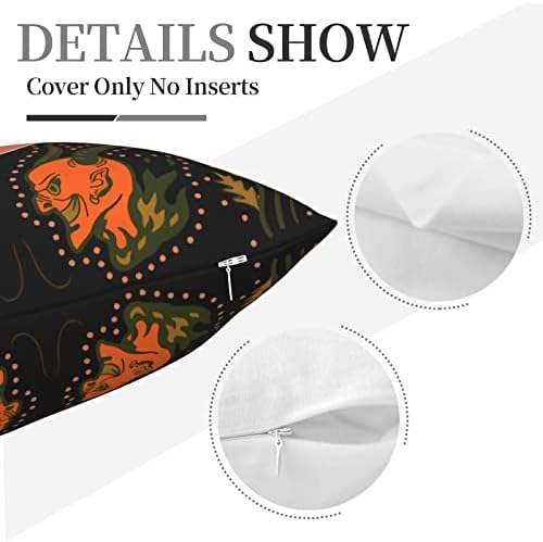 AMIOUDR 18x18 Throw Pillow Covers with Hidden Zipper 1