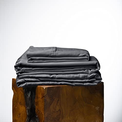 Olive Crate Eucalyptus Sheets Set Charcoal