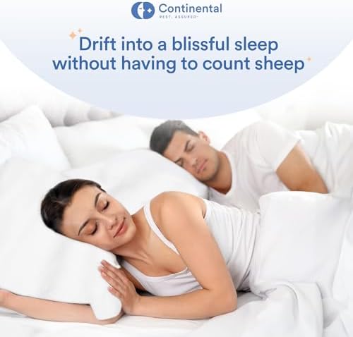 Continental Bedding Feather Down Proof Pillow Protectors Set of 2