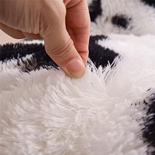 Meeting Story Cow Print Plush Reading Pillow with Arms