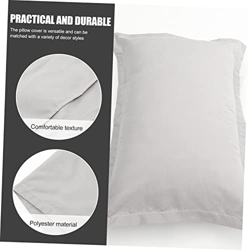 CIYODO 2pcs Linen Pillow Case Waterproof Zipper Covers