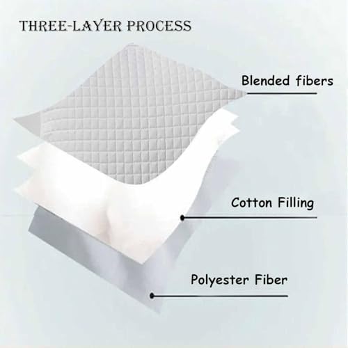 Quinlirra Reusable Pillow Protector with Breathable Fabric and Zipper