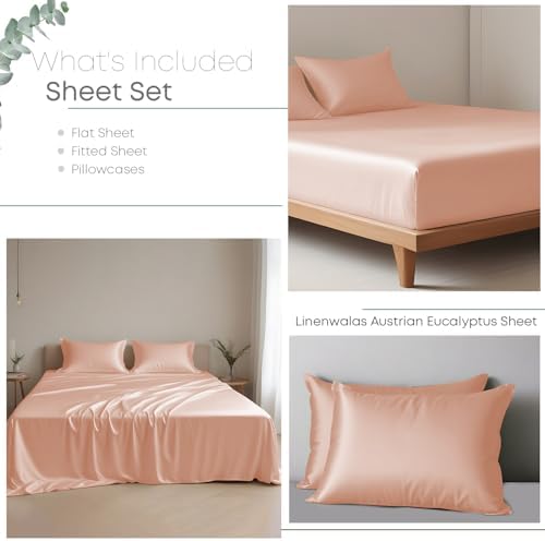 Linenwalas King Size 4 Piece Cooling Sheet Set