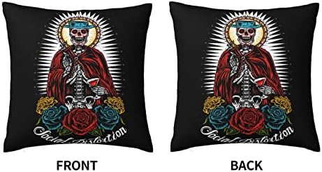 AMIOUDR 18x18 Inch Square Pillow Covers with Hidden Zipper 1