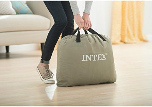 Intex Comfort Plush Elevated Airbed with Electric Pump Queen