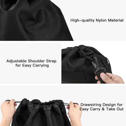 Homakover Travel Neck Pillow Carry Bag with Trolley Sleeve and Adjustable Strap