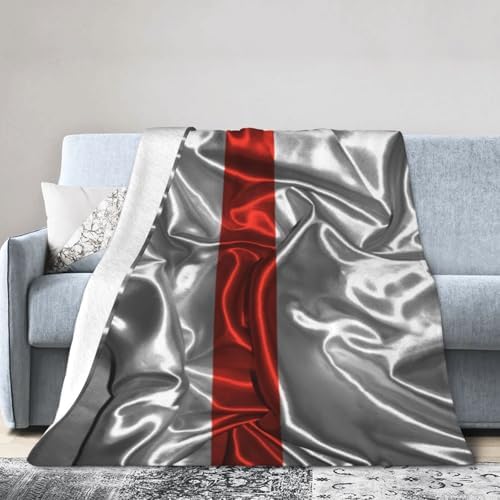 Silk Style Nurses Thin Red Line Throw Blanket 50x40