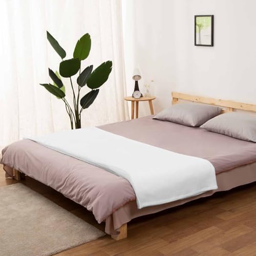 Pinroote Grey Ombre Flannel Microfiber Throw Blanket
