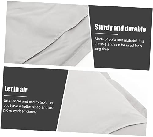 TOGEVAL 2pcs Gray Microfiber Pillow Protectors