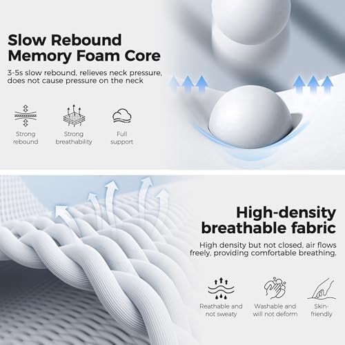 HiztoBlo Neck Pillow for Travel and Comfort