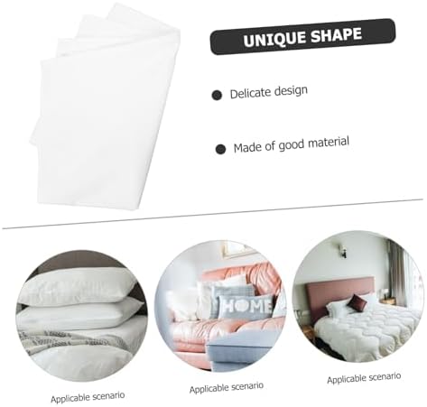 2pcs Soft Cotton Pillowcases with Zipper Closure