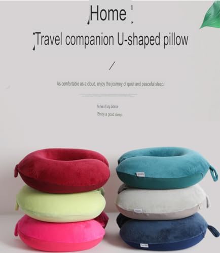 Memory Cotton U-Shaped Neck Pillow for Travel and Office