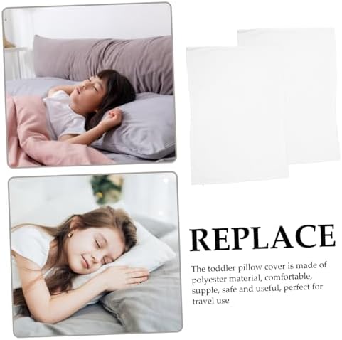 2pcs Soft Cotton Pillowcases with Zipper Closure