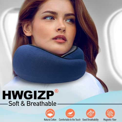 Travel Pillow with 360 Neck Support and Memory Foam