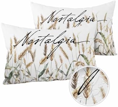 Waterproof Pillow Protector 2 Pack for 12x20 Pillow