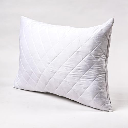 VLiving Cotton Quilted Pillow Protector with Zipper 1