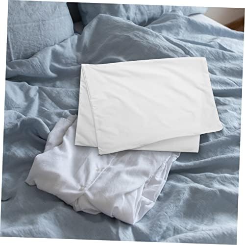 Mobestech 2Pcs Zipper Pillow Covers for Home and Hotel Use