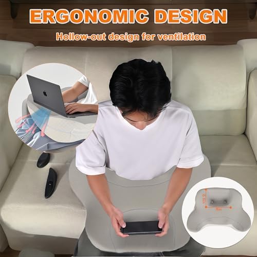 Leafora Reading Pillow for Laptop Gaming and Work