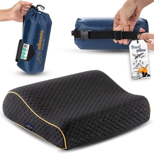 Travel Camping Memory Foam Pillow with Heat Regulation