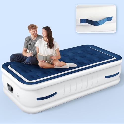 KINGJERRY Twin Air Mattress with Pump and Handles