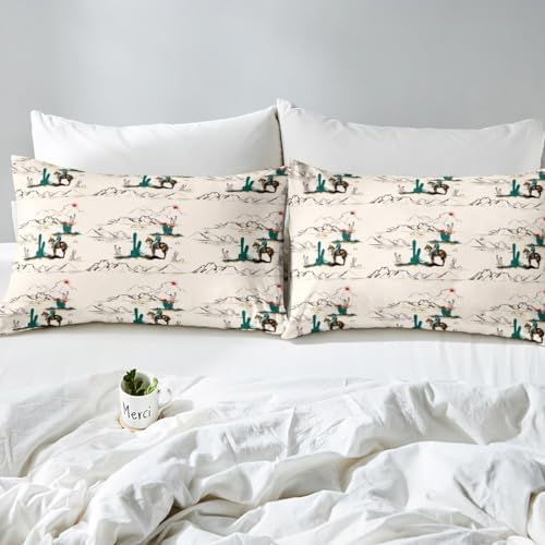 Castle Fairy Western Cowboy Sheet Set with Pillowcases