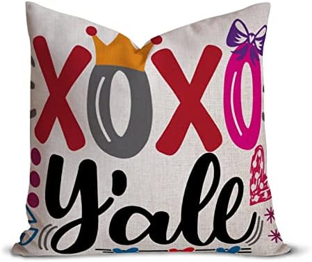 BESTORLOVE Pillow Case for Couples 22x22in