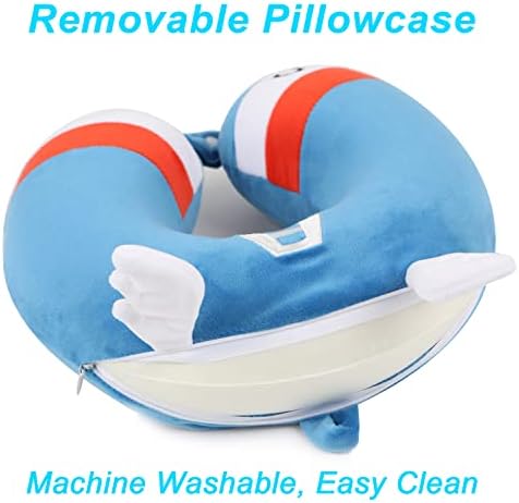 ETOILESEA Superhero Travel Pillow with Eye Mask