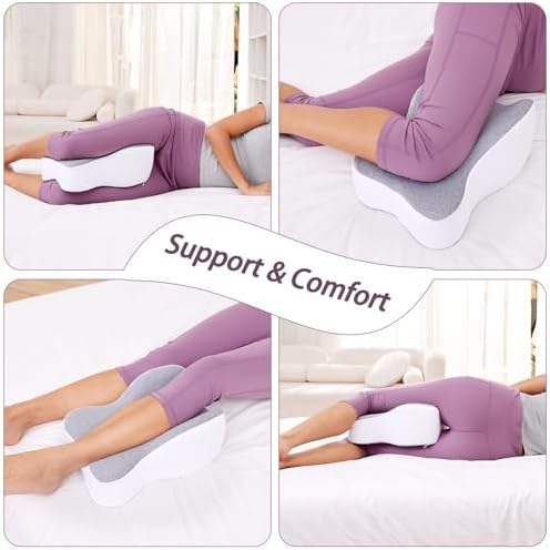 GESTONE Knee Pillow for Side Sleepers and Sciatica Relief