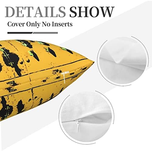 AMIOUDR 18x18 Inch Throw Pillow Covers with Hidden Zipper