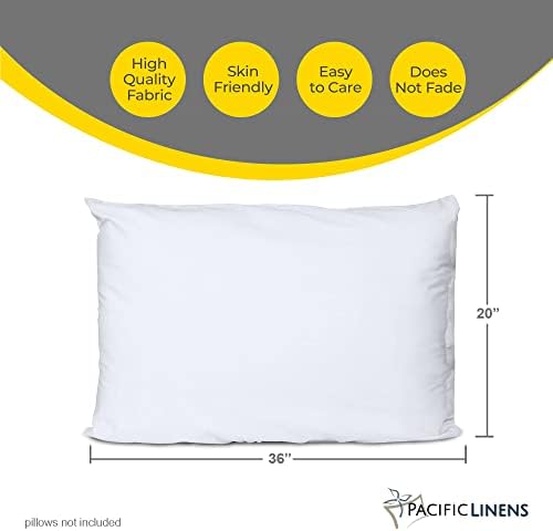Pacific Linens King Size Pillow Protector 2 Pack 1