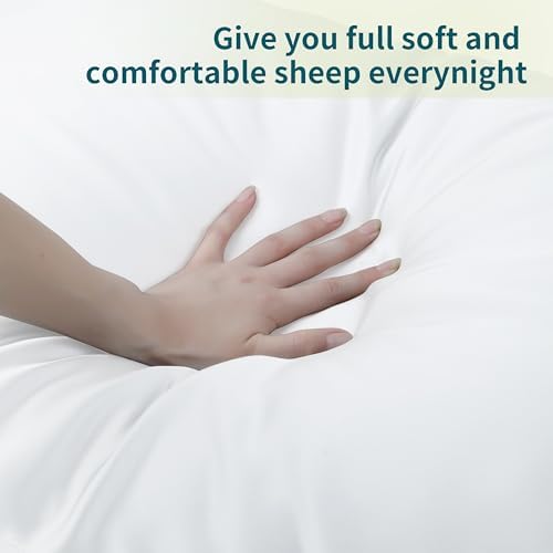 Zaizaihome Bamboo Viscose Pillow Protectors Set of 2 Zippered 26x20 Inch
