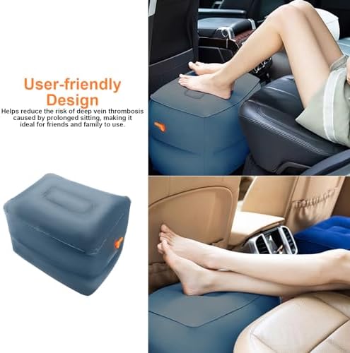 Miruchertter Inflatable Foot Rest for Travel and Home