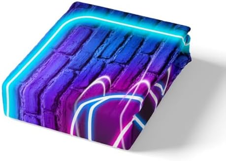 Manfei Basketball Fitted Sheet Set with 2 Pillowcases