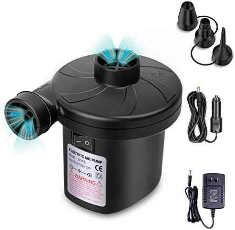 Electric Air Pump with 3 Nozzles for Inflatables 1
