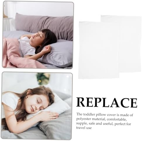 CIYODO 2PCS Cotton Pillowcases with Zipper