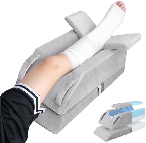 AZAMIA Adjustable Leg Elevation Pillow with Handles 1