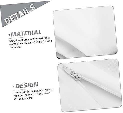 BESTOYARD 2pcs Pillow Cases Washable Protectors 1