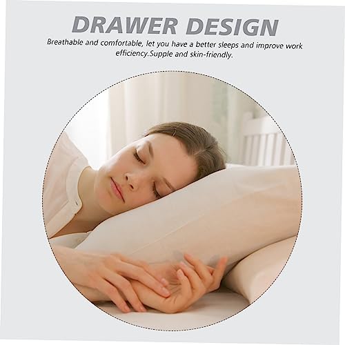 Hemobllo 2Pcs Zipper Pillow Cases Washable Comfortable Pillow Protectors