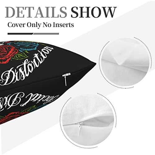 AMIOUDR 18x18 Inch Square Pillow Covers with Hidden Zipper 1