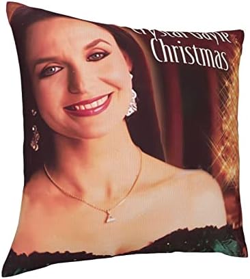 AMIOUDR Crystal Singer Gayle 18x18 Throw Pillow Cover