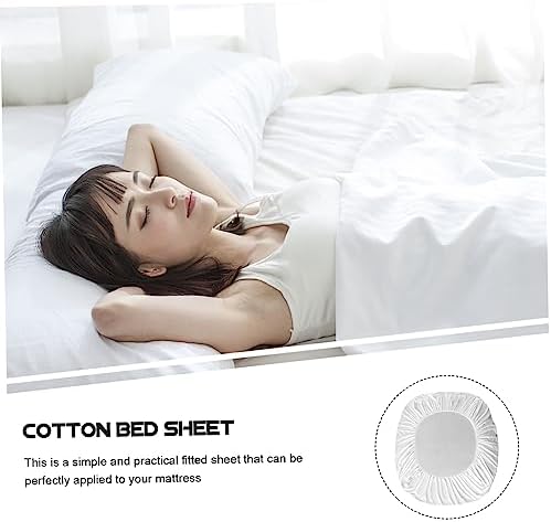 GAROZATION Cotton Fitted Sheet Twin Mattress Cover