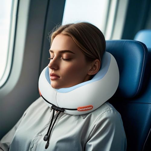 Comphekept Thickened Memory Foam Travel Neck Pillow for Women